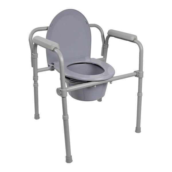 Folding Steel Frame Commode