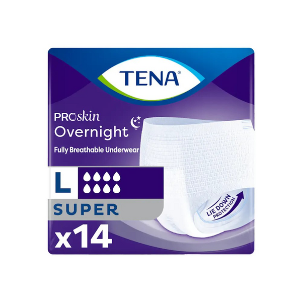 TENA ProSkin Overnight Underwear - Case - Large