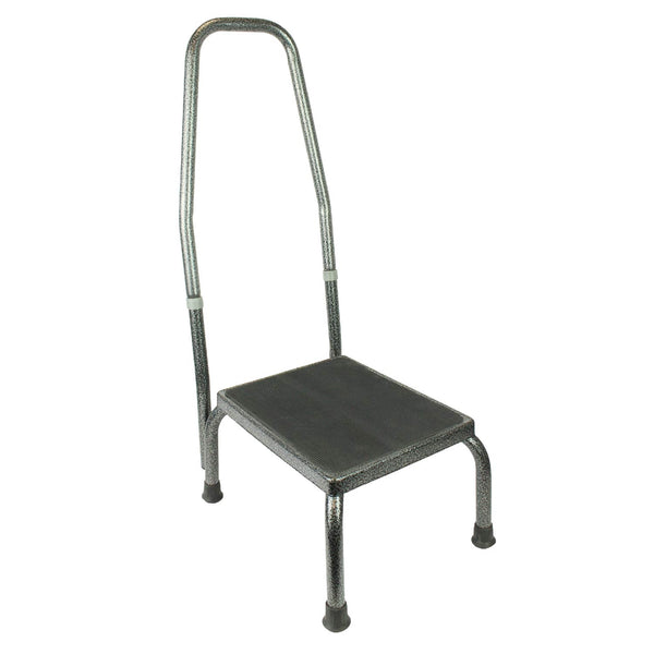 Step Stool with Handrail (Black)