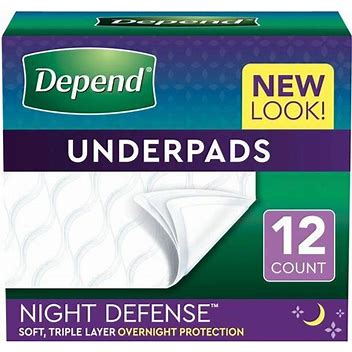 Depends Underpads (Protectors) - Per Case