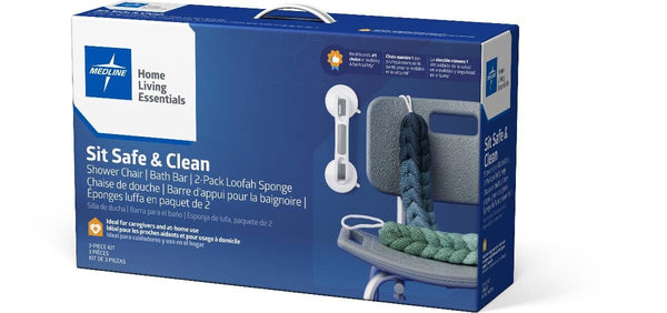 Sit Safe & Clean 3-Piece Shower Chair Kit