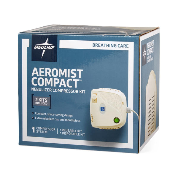 Aeromist Compact Nebulizer Compressor Kit (2 Kits Included)