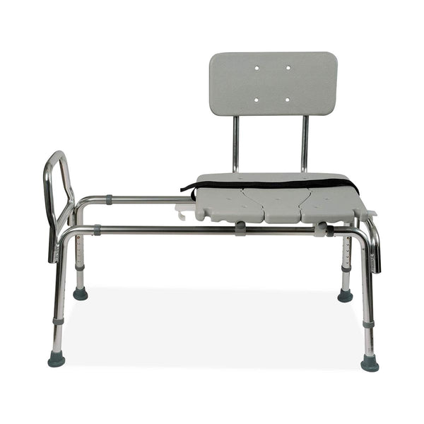 Sliding Transfer Bench w/Cut-out Seat