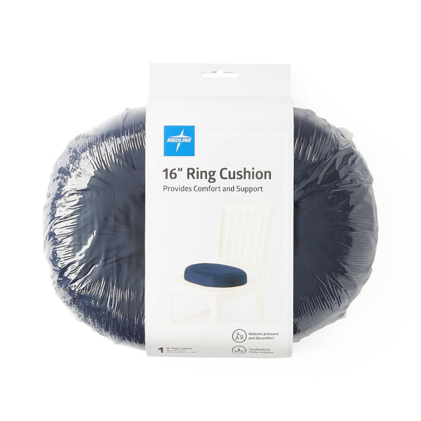 Medline Foam Donut Ring Cushion, 16" Diameter