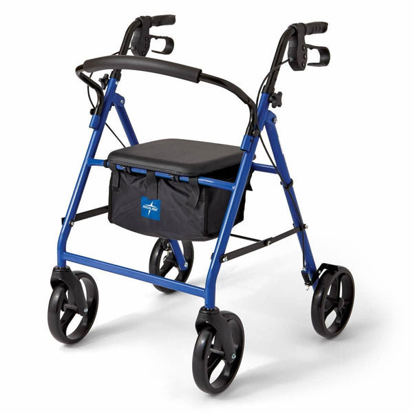 Rollator, Basic, Steel, Blue