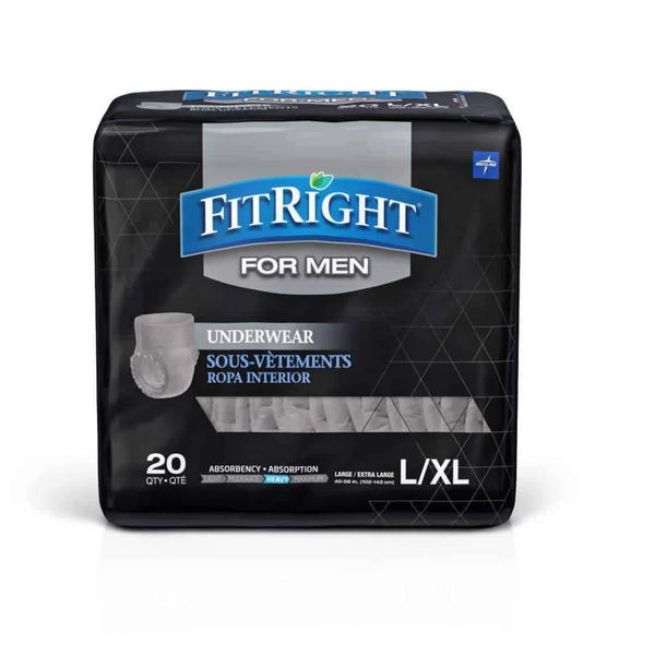 FitRight for Men Underwear - Heavy - Per Pack